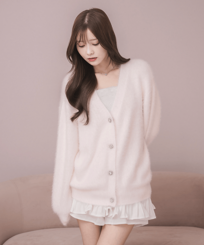 dolceliche ドルチェリーチェ ビジューボタンカーディガン ビジューボタンカーディガン | DOLCELICHE（ドルチェリーチェ）