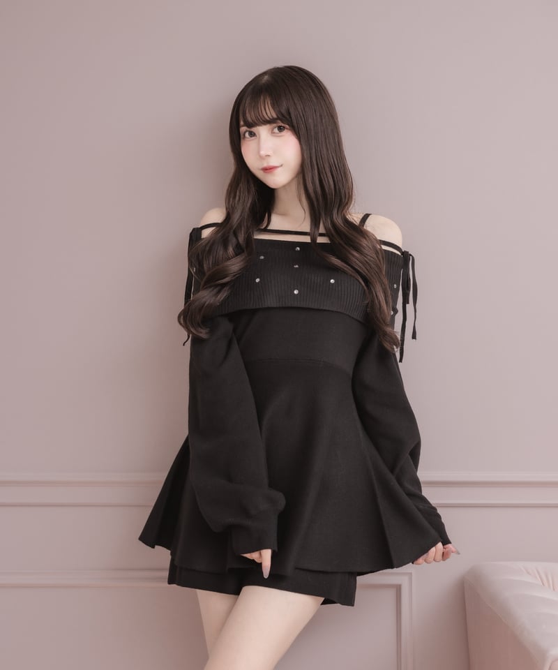 ペプラムトップスニットセットアップ | DOLCELICHE（ドルチェリーチェ）