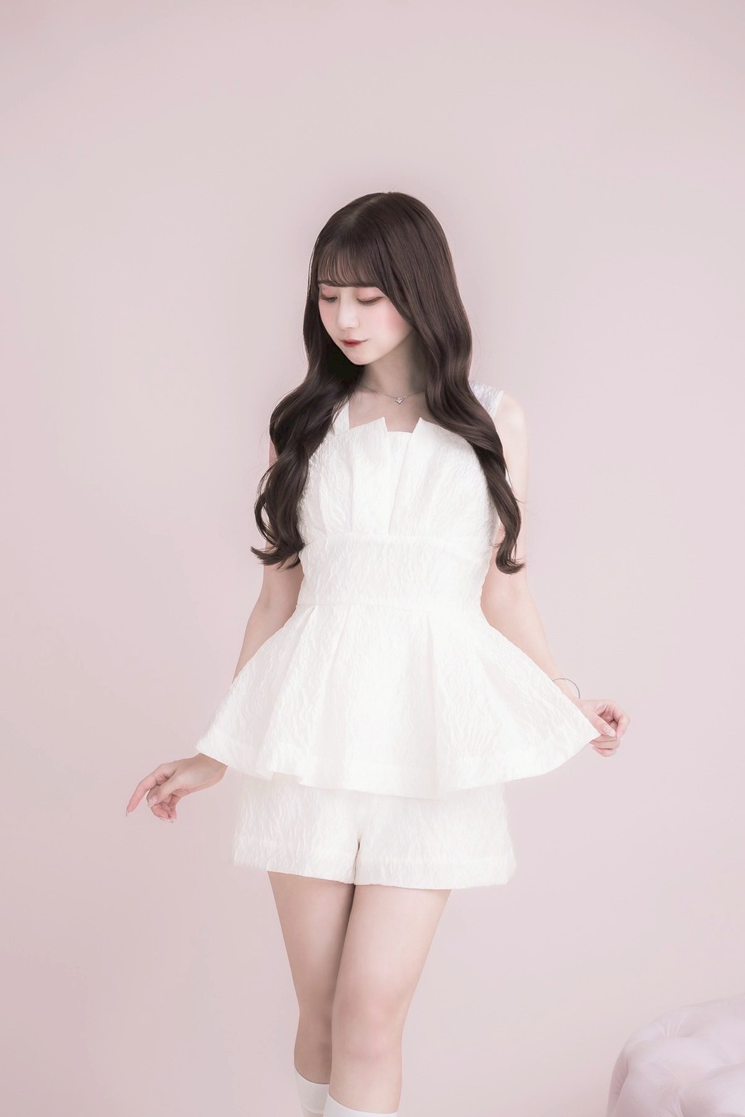 dolceliche puffyジャガードショートロンパース puffyジャガードショートロンパース | DOLCELICHE（ドルチェリーチェ）