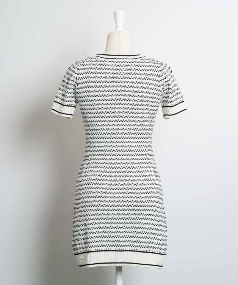 ロゴ刺繍ニットミニワンピース | DOLCELICHE（ドルチェリーチェ）