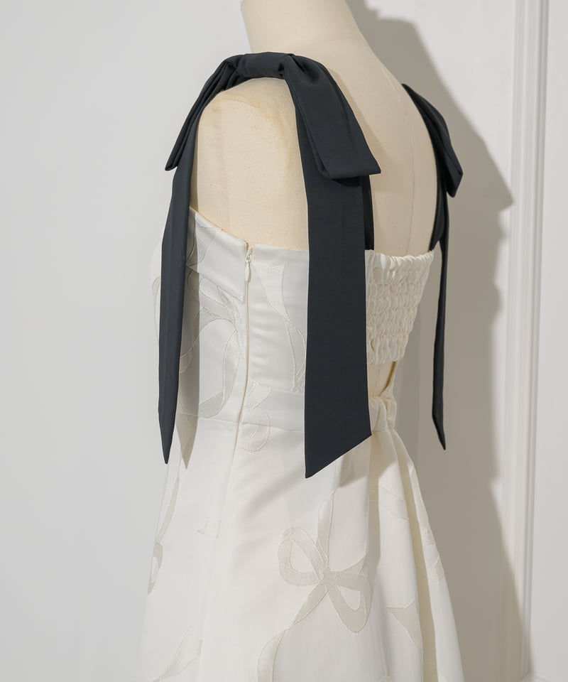 リボンジャガードワンピース | DOLCELICHE（ドルチェリーチェ）