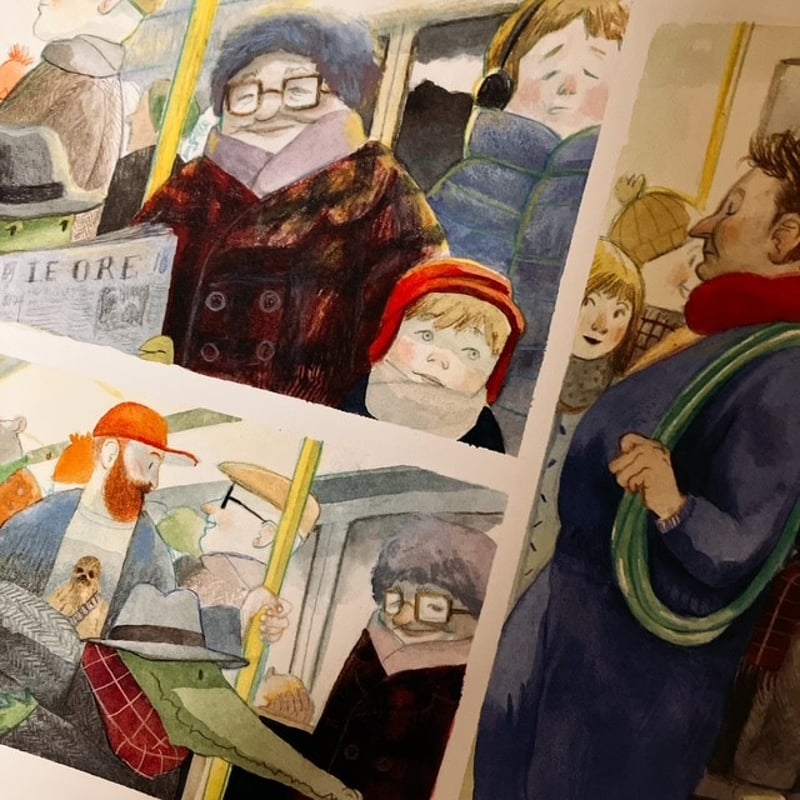 ワニが しごとに でかけます | フクロウブックス