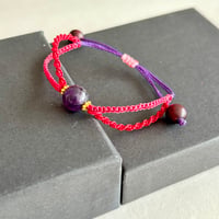 macramé e-learning #003 [平結びとねじり結びのブレスレット]