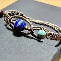 macramé e-learning #501 [シンプルアシメブレスレット]