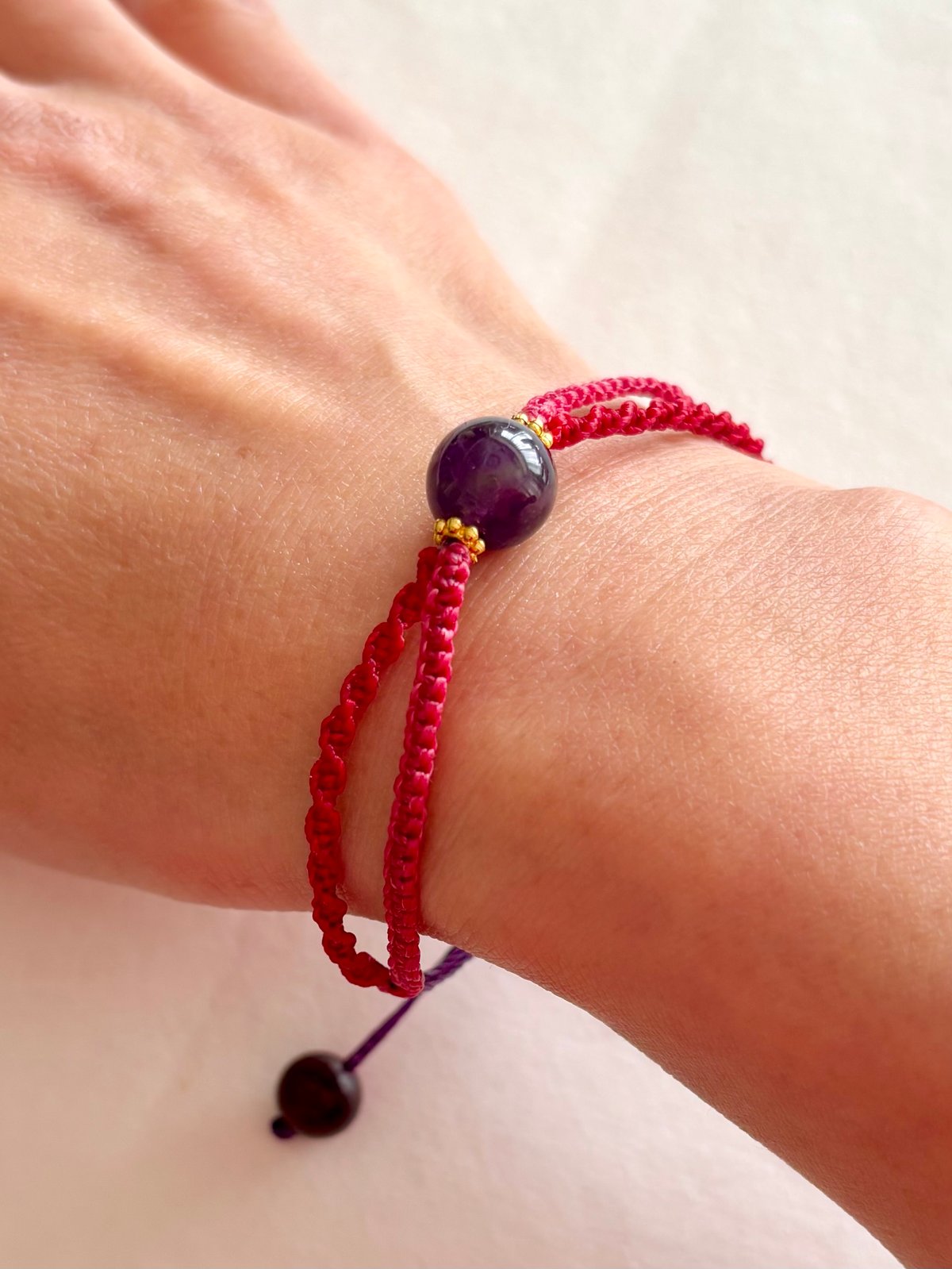 macramé e-learning #003 [平結びとねじり結びのブレスレット] | 蓮m