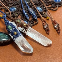 macramé e-learning #504 [ポイント水晶ペンダントとエンド]