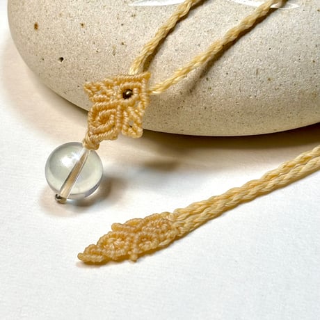 macramé e-learning #502 [丸玉ペントップとエンド]
