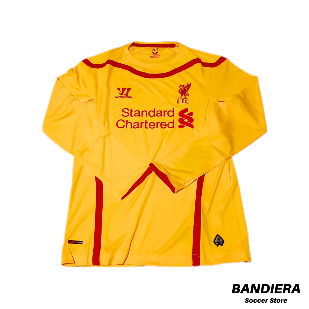WARRIOR リヴァプール ユニフォーム 2014/15 アウェイ レア 長袖 WARRIOR】リヴァプール ユニフォーム 2014/15 アウェイ 長袖