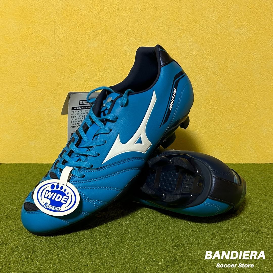 イグニタス‼️サッカースパイク‼️ MIZUNO ミズノ サッカースパイク イグニタス 2 MD（ブルー×ホワイト