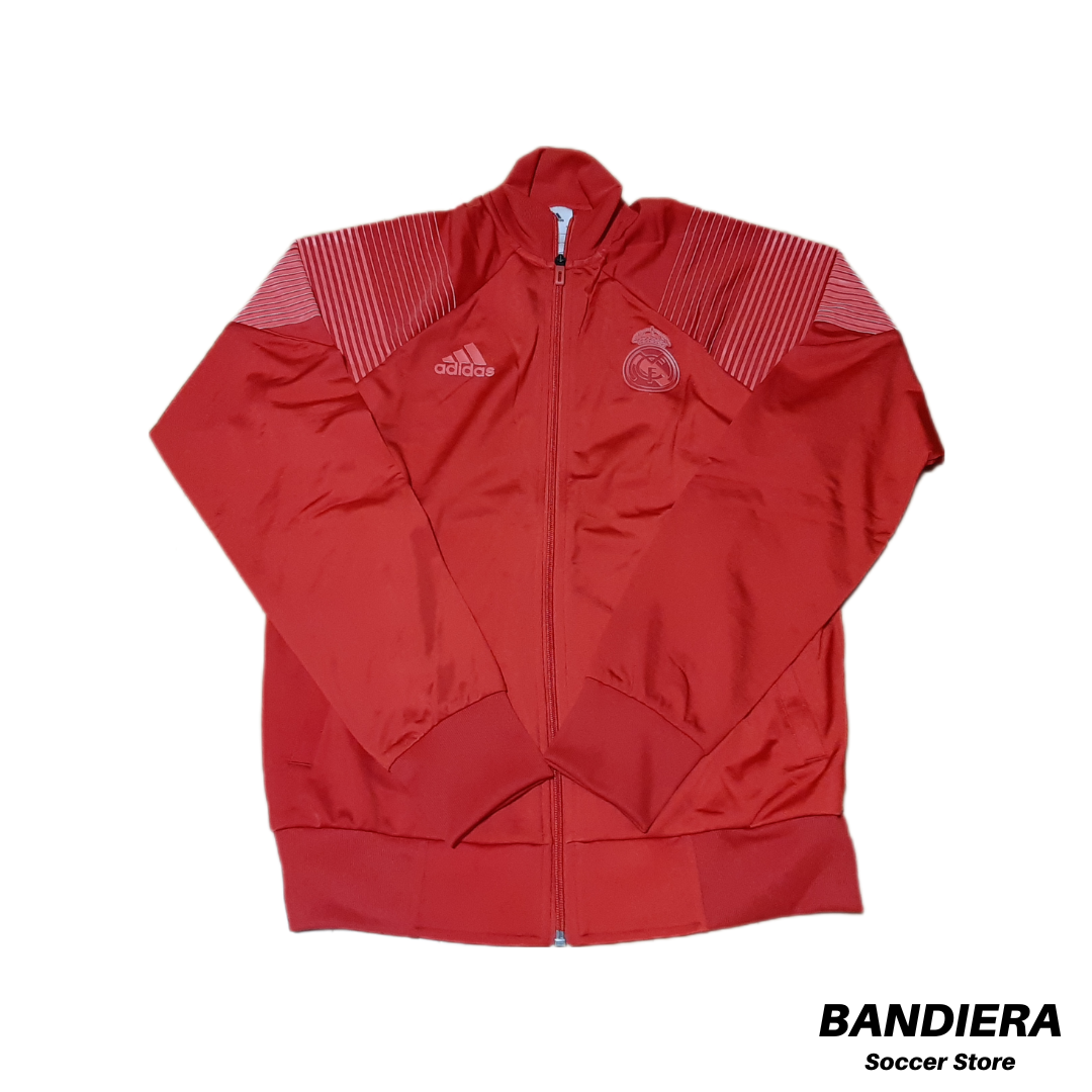 adidas - アディダス レアルマドリード ジャケット 2018/19 ICON（レッド）L アディダス】レアルマドリード ジャケット 2018/19 ICON（レッド