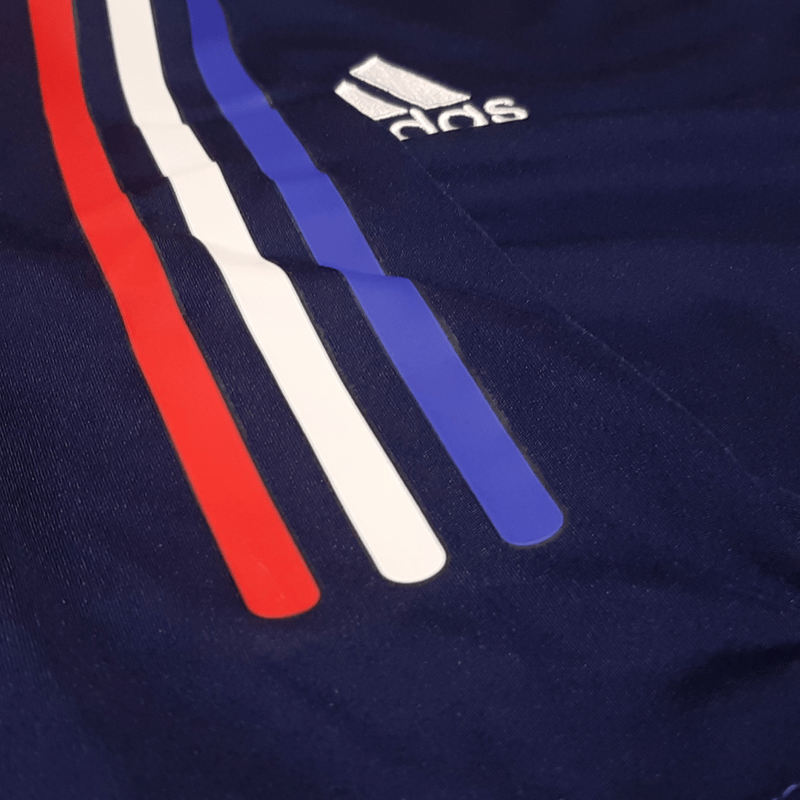 ADIDAS アディダス フランス代表 トレーニングウェア 半袖 L ★激レア★ アディダス】フランス代表 トレーニングウェア 半袖（Lサイズ