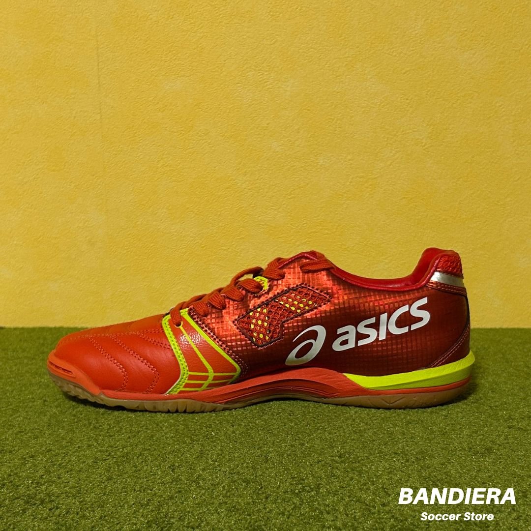 ASICS アシックス フットサルシューズ デスタッキ 4K（オレンジレッド