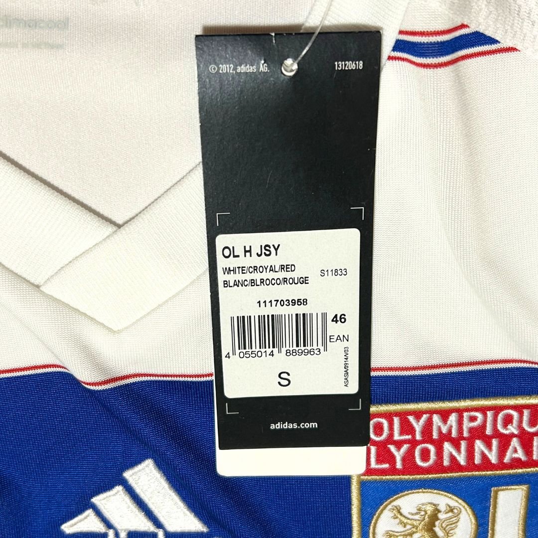 新品 アディダス オリンピック リヨン 2015-16 ユニフォーム Sサイズ アディダス】オリンピック・リヨン 2015/16 ユニフォーム ホーム 半袖