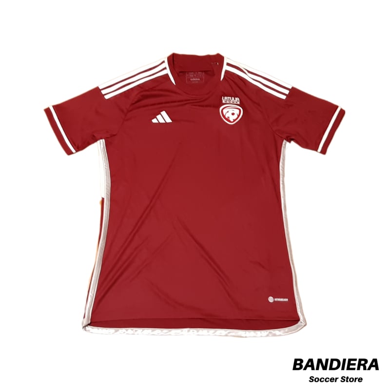 adidas - アディダス 2022 ラトビア代表 ユニフォーム ホーム 半袖 ★レア★ アディダス】2022 ラトビア代表 ユニフォーム ホーム 半袖