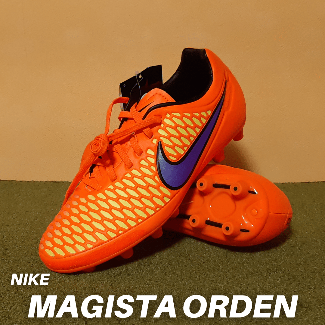 NIKE ナイキ サッカースパイク マジスタ オーデン HG-E（オレンジ