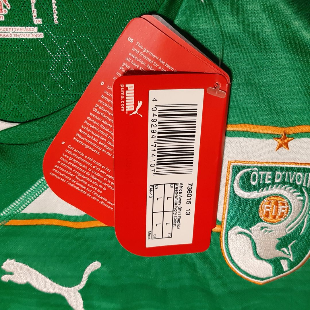 PUMA - プーマ 2009/10 コートジボワール代表 ユニフォーム アウェイ ★レア★ プーマ】2009/10 コートジボワール代表 ユニフォーム アウェイ