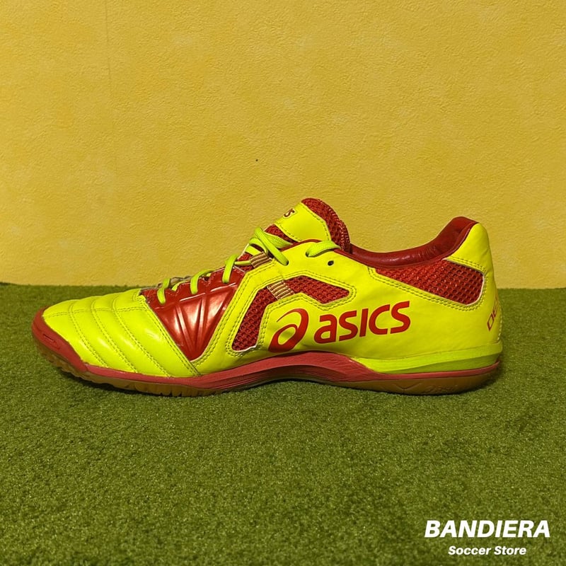 asics デスタッキ ASICS アシックス フットサルシューズ デスタッキ 5K（ネオンイエロー