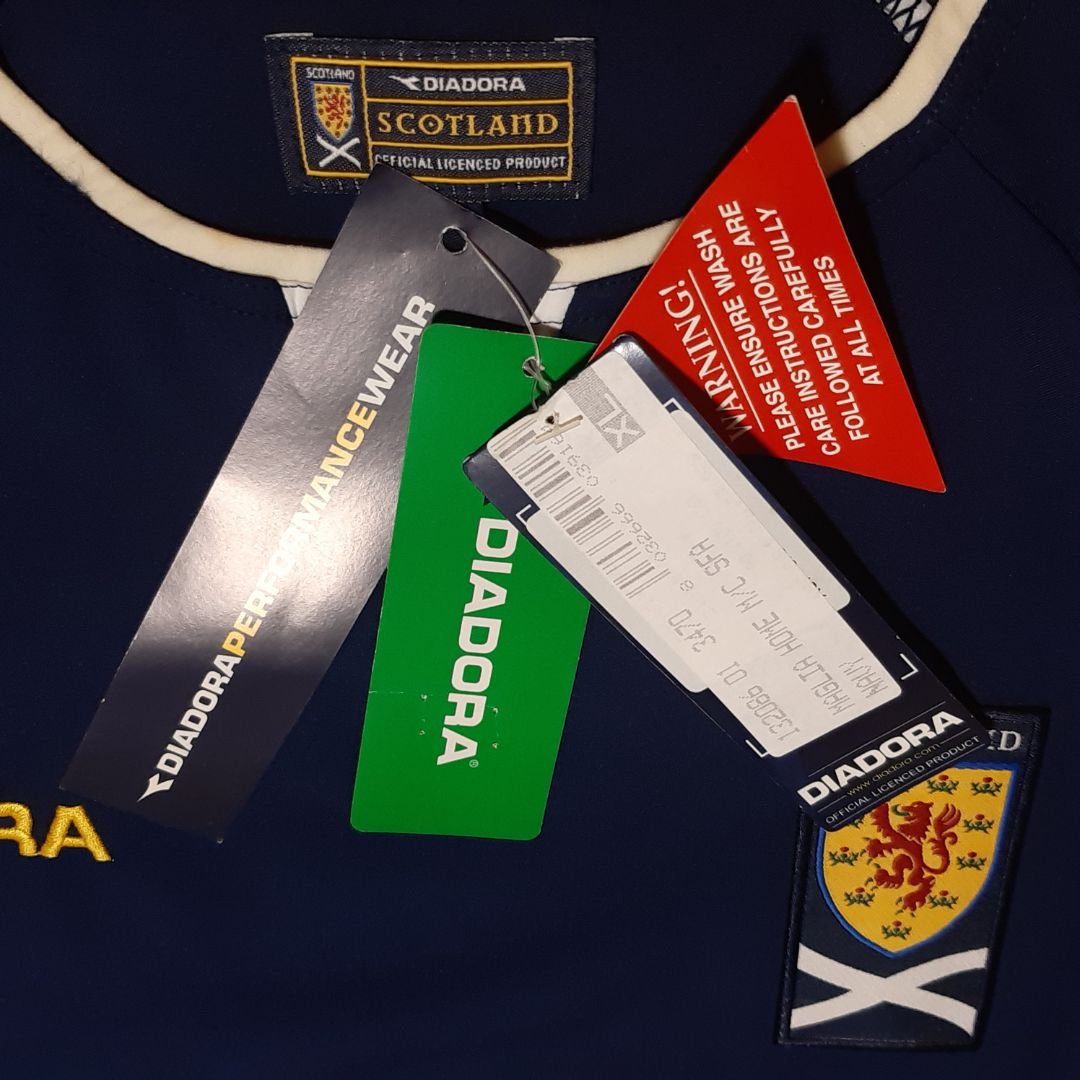 ディアドラ】2003-05 スコットランド代表 ユニフォーム ホーム 半袖