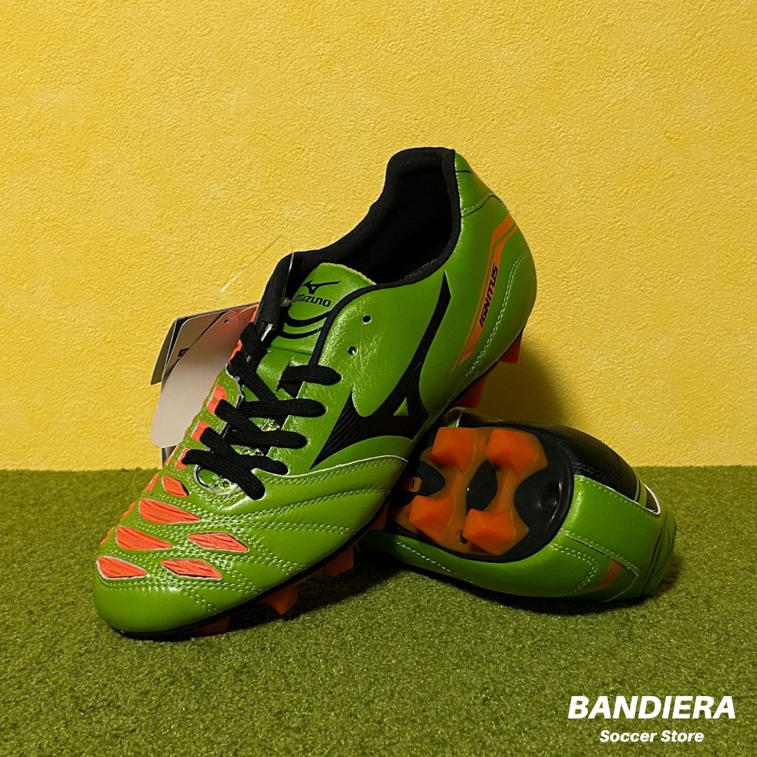 MIZUNO ミズノ サッカースパイク イグニタス 2 KH（グリーン×オレンジ