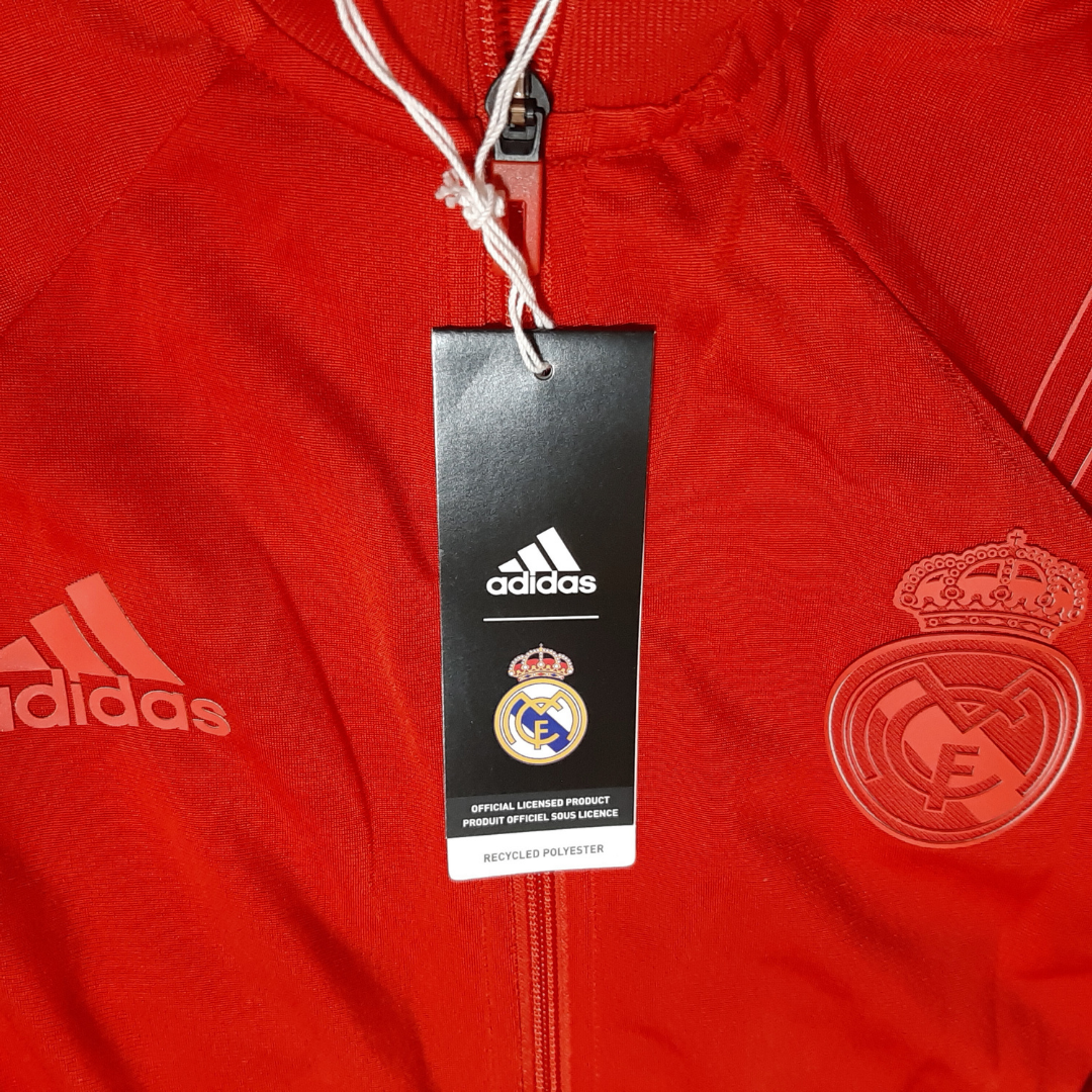 adidas - アディダス レアルマドリード ジャケット 2018/19 ICON（レッド）L アディダス】レアルマドリード ジャケット 2018/19 ICON（レッド
