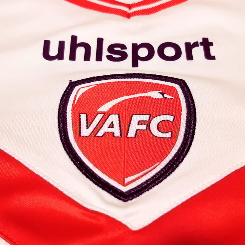 新品 UHLSPORT ヴァランシエンヌ 2014/15 ユニフォーム 長袖 M uhlsport - UHLSPORT ヴァランシエンヌ 2014/15 ユニフォーム ホーム