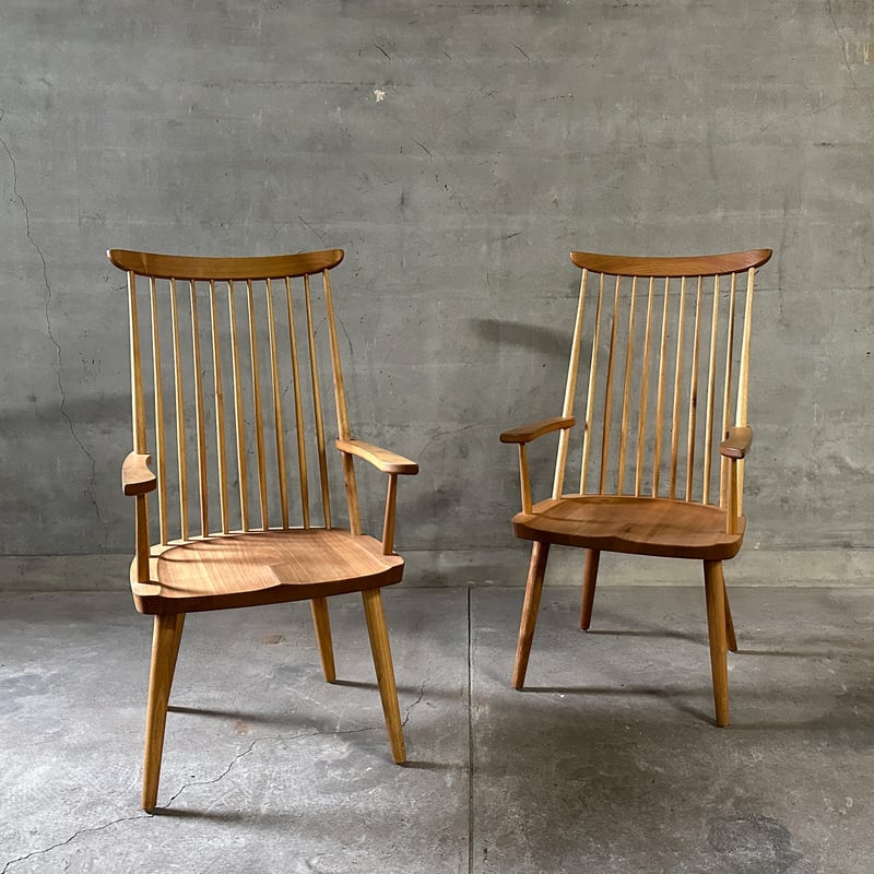 2脚セット】クルミアームチェア / オイル仕上げ | PACIFIC lab. ONLINE