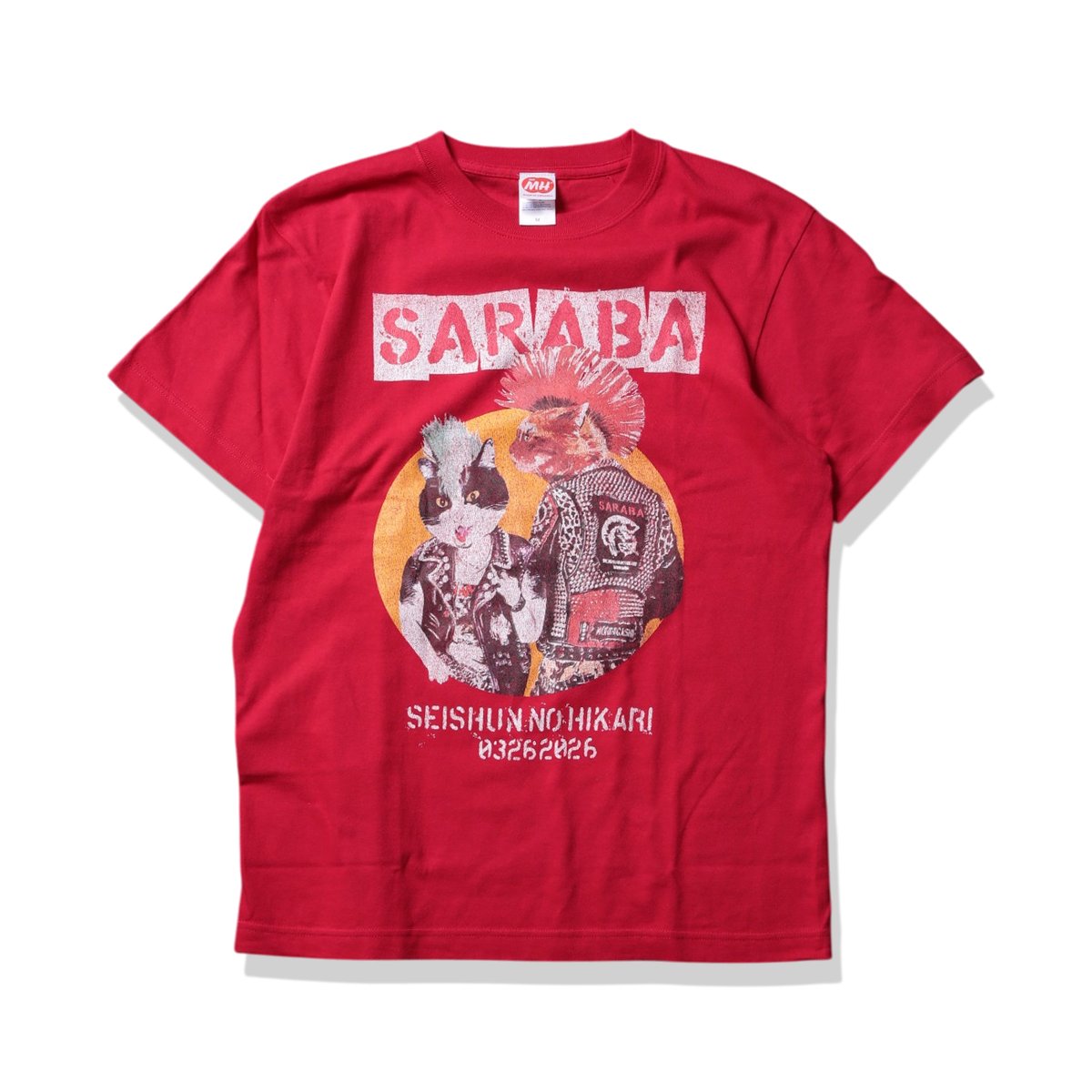 5.6oz S/S Tee - PUNK CATS | THE・MORIHIGASHI ON