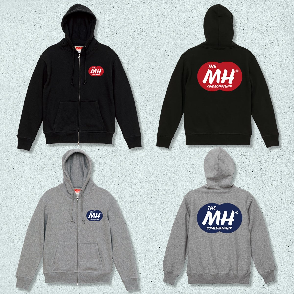 12.7oz HEAVEY OZ HOODIE : MH LOGO | THE・MORIHIG