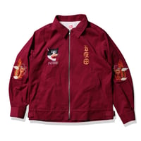 GOTANDA SOUVENIR JACKET-Burgundy-