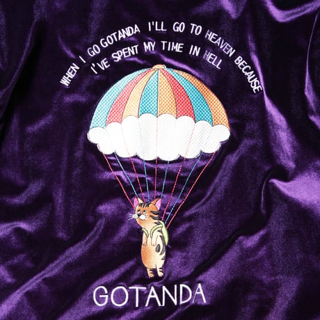 GOTANDA SOUVENIR JACKET-Purple Velour-