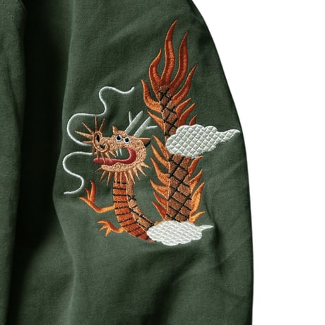 GOTANDA SOUVENIR JACKET-Olive-
