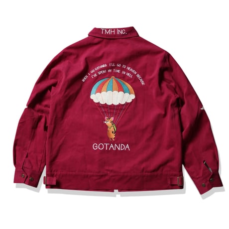 GOTANDA SOUVENIR JACKET-Burgundy-