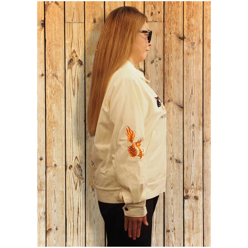 GOTANDA SOUVENIR JACKET-Off White- | THE・MORIHI