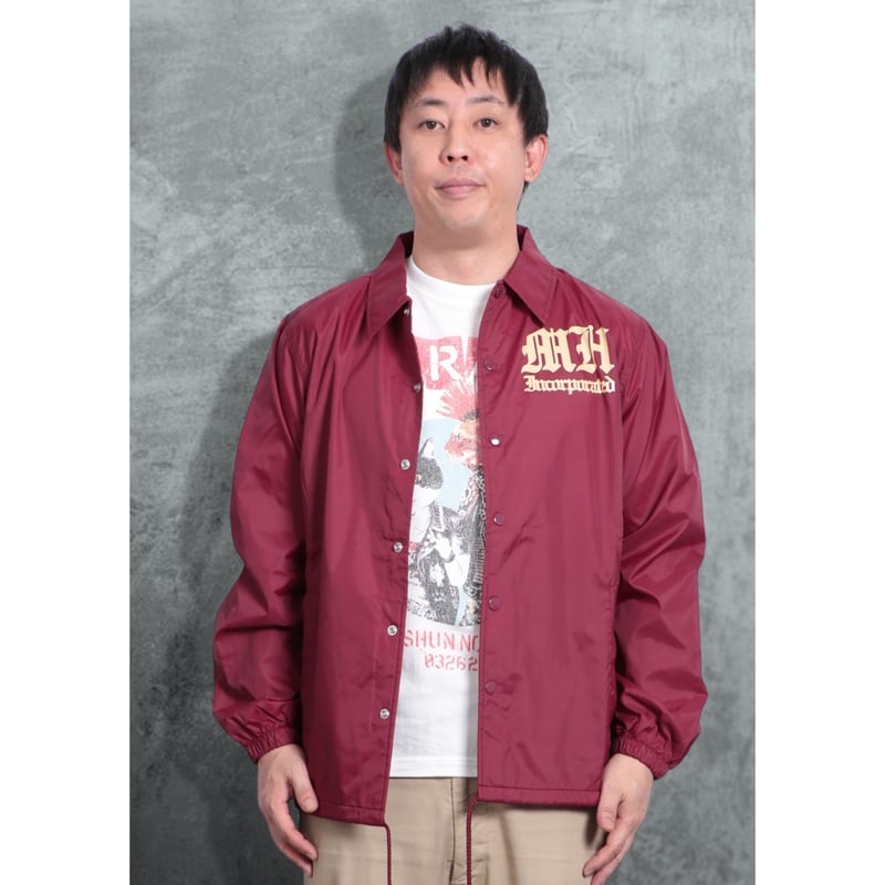 桃 コーチジャケット NYLON COACH JACKET - CLUB TMH | THE・MORIHIGASHI