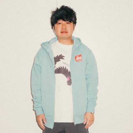 10oz. ZIP-UP HOODIE：GTND