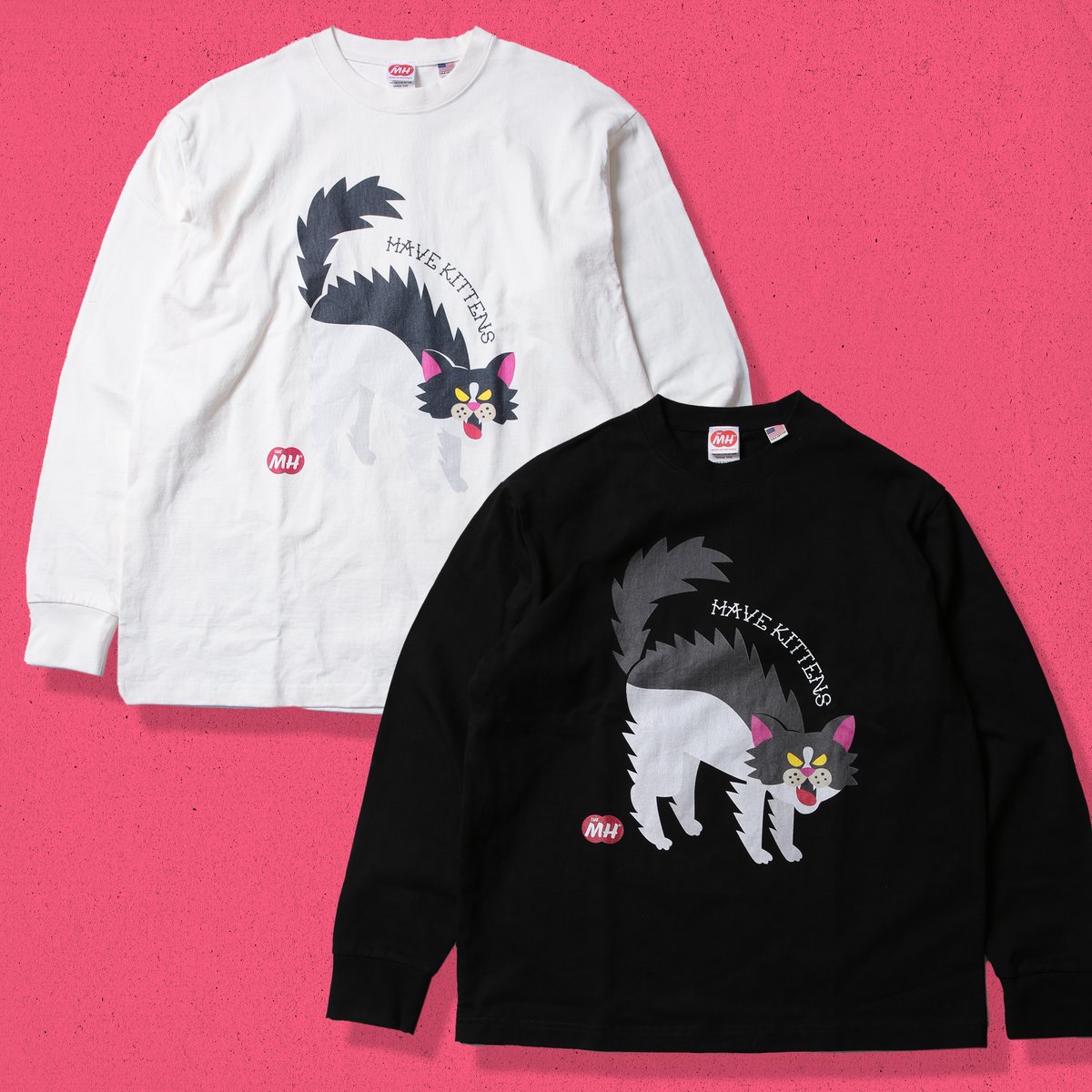 8.1oz US Cotton L/S Tee : Angly Senmu | THE・MOR