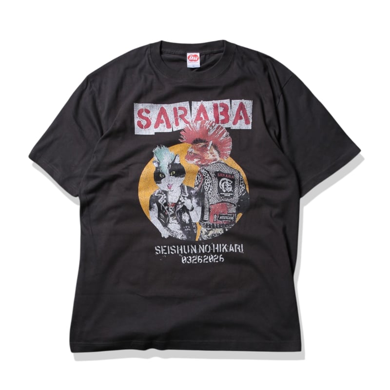 5.6oz S/S Tee - PUNK CATS | THE・MORIHIGASHI ON