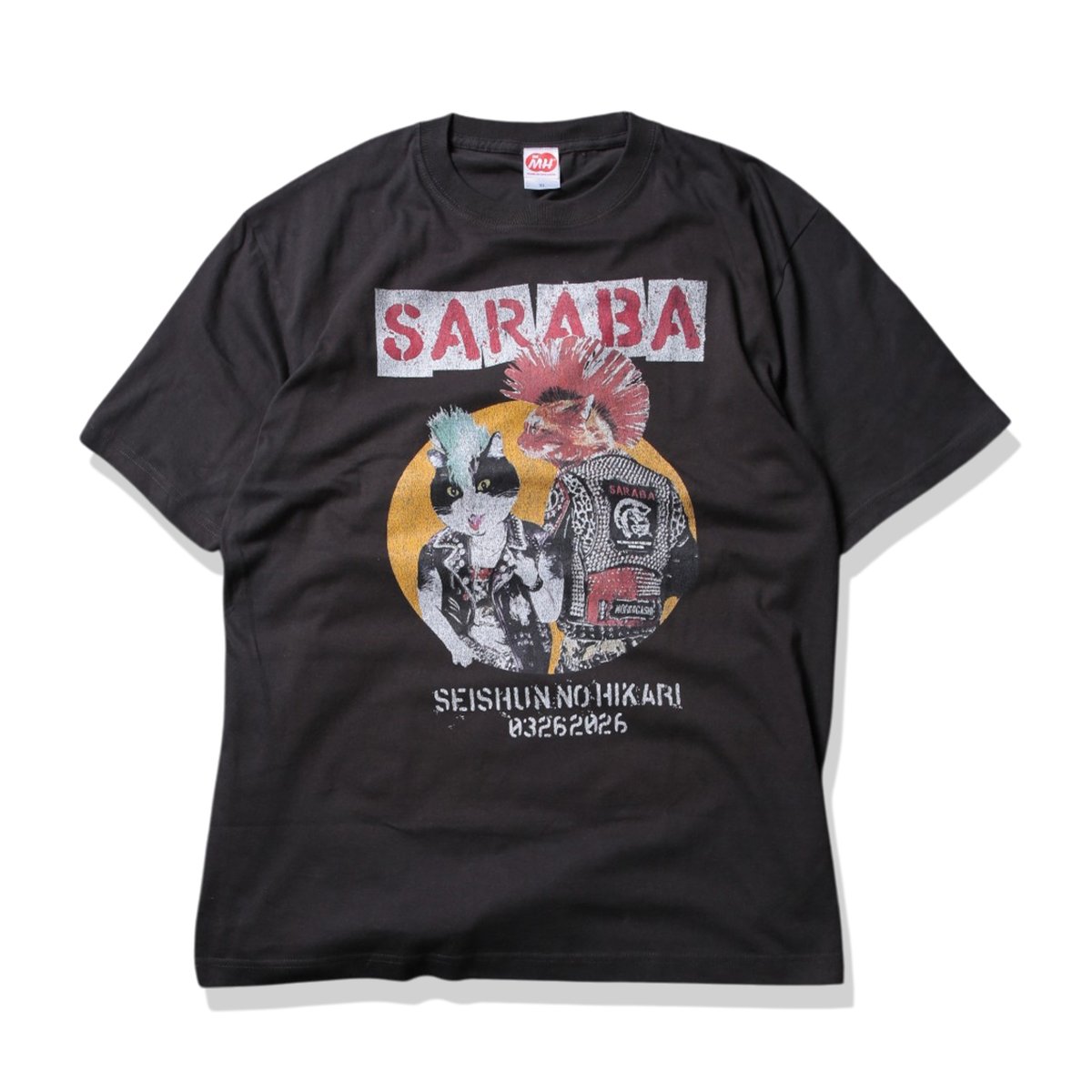 5.6oz S/S Tee - PUNK CATS | THE・MORIHIGASHI ON