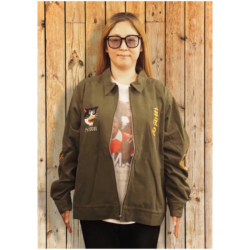 GOTANDA SOUVENIR JACKET-Olive- | THE・MORIHIGASH
