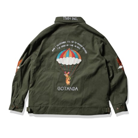 GOTANDA SOUVENIR JACKET-Olive-