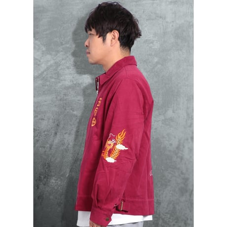 GOTANDA SOUVENIR JACKET-Burgundy-