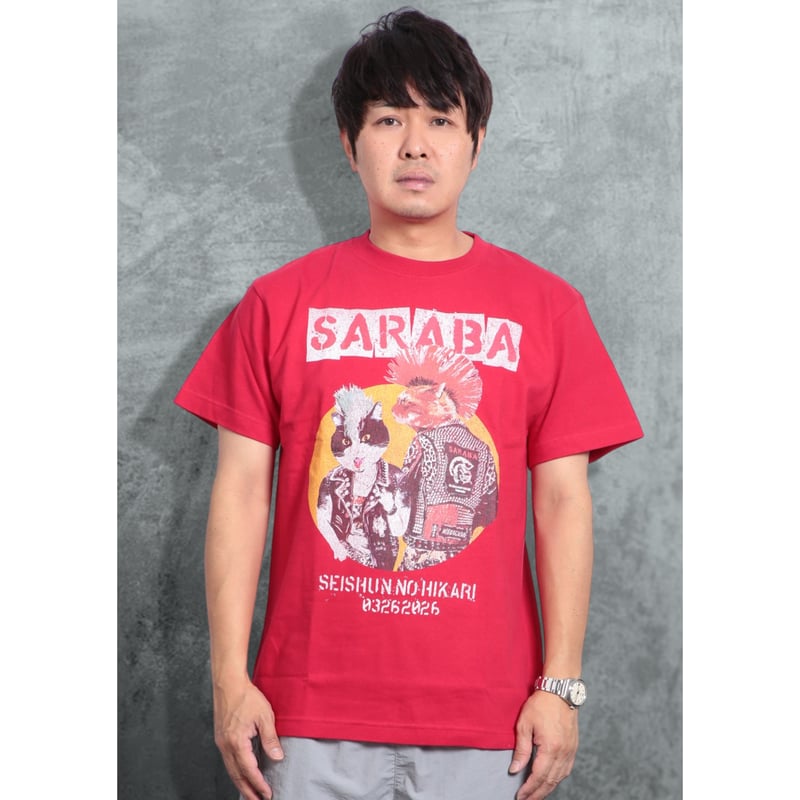 5.6oz S/S Tee - PUNK CATS | THE・MORIHIGASHI ON