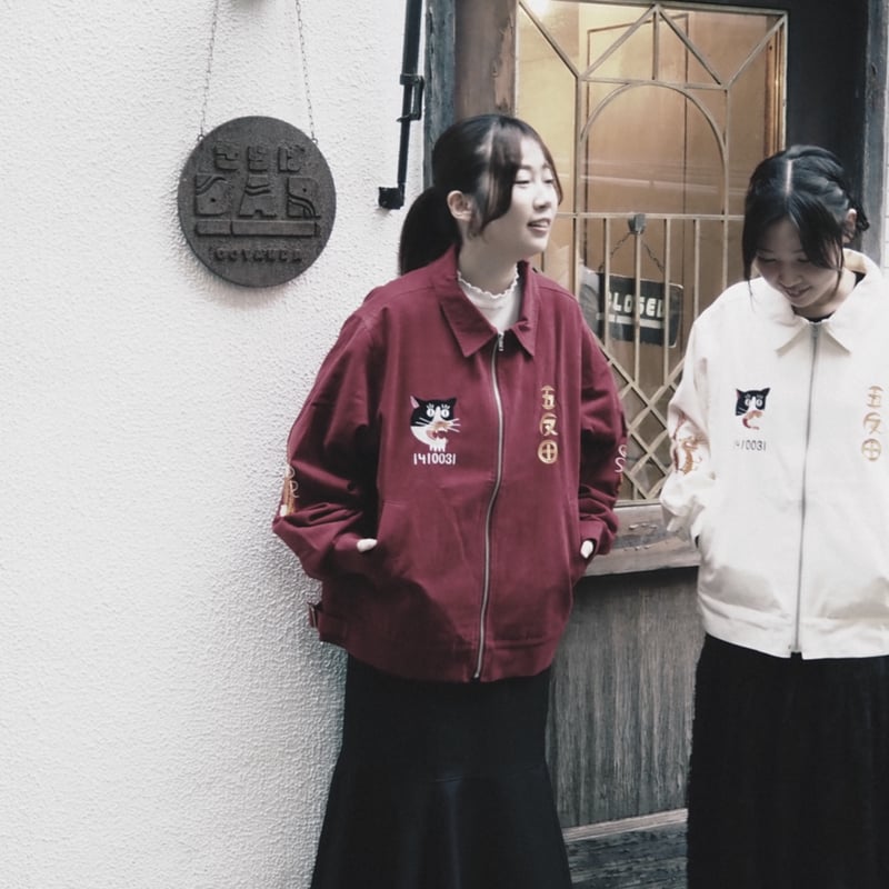 GOTANDA SOUVENIR JACKET-Purple Velour- | THE・MO