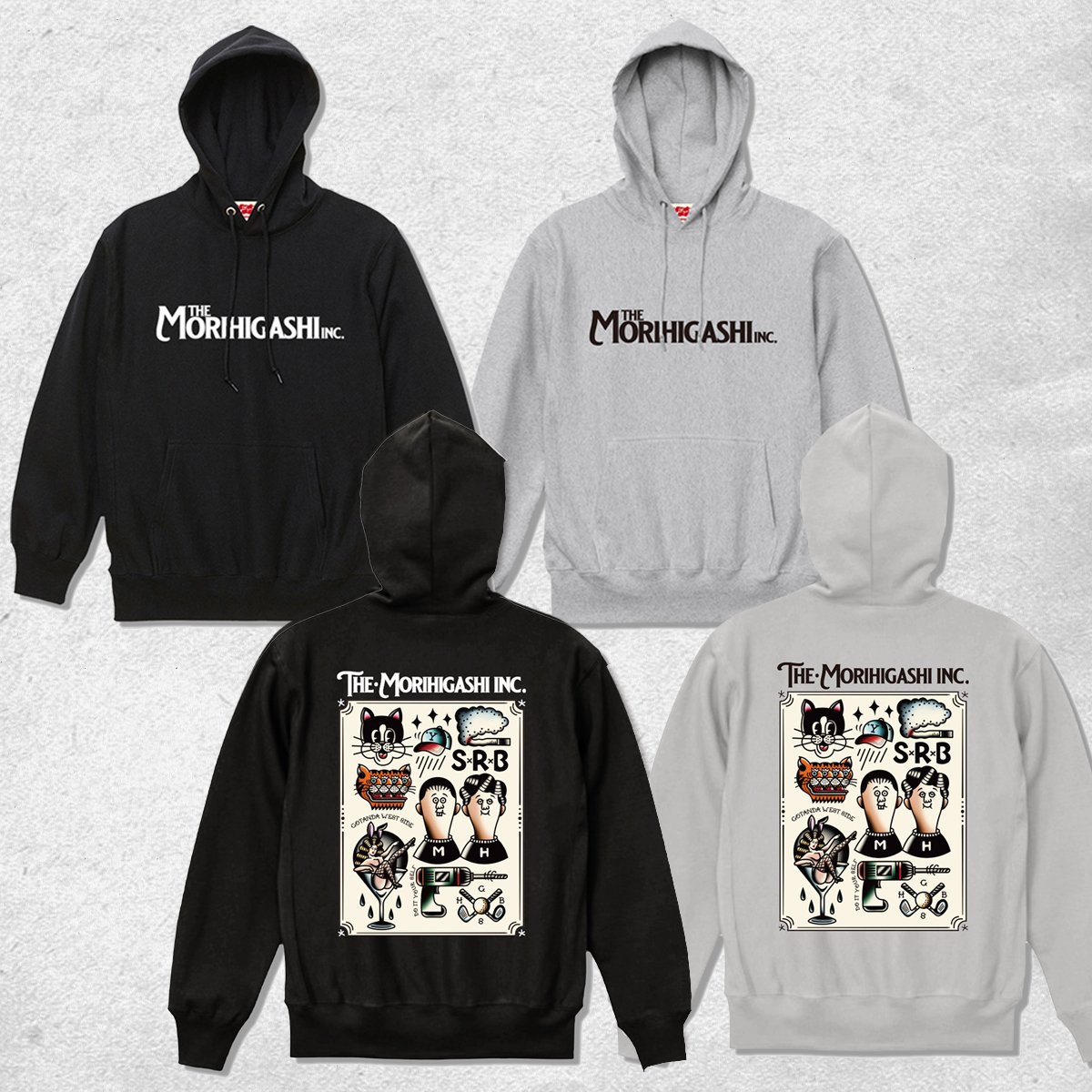 12oz P/O HOODIE : FLASH | THE・MORIHIGASHI ONLIN