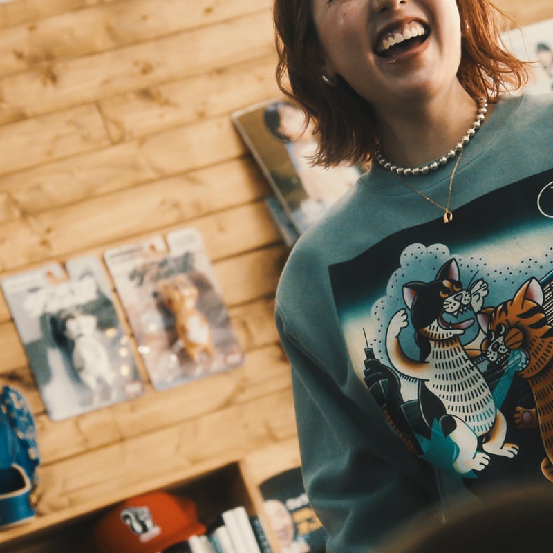 12oz P/O CREW SWEAT : 五反田大決闘 | THE・MORIHIGASHI