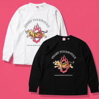 8.1oz US Cotton L/S Tee : Fire Hoop