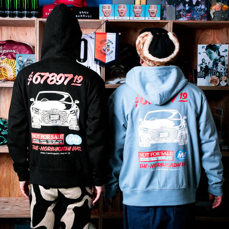 10oz. ZIP-UP HOODIE：GTND