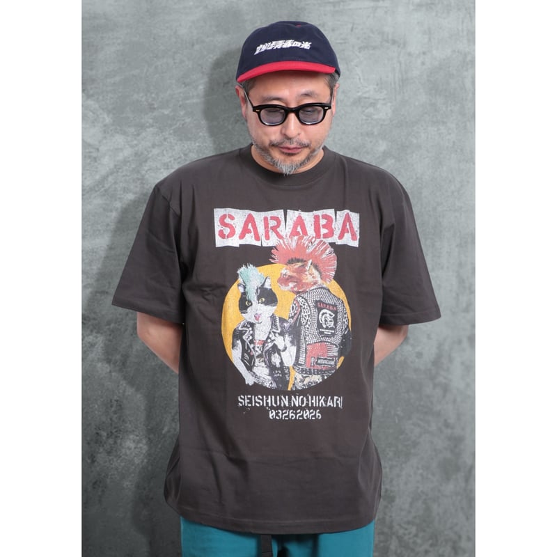 5.6oz S/S Tee - PUNK CATS | THE・MORIHIGASHI ON