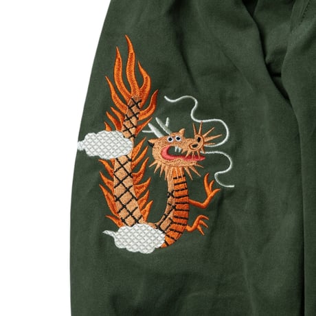 GOTANDA SOUVENIR JACKET-Olive-