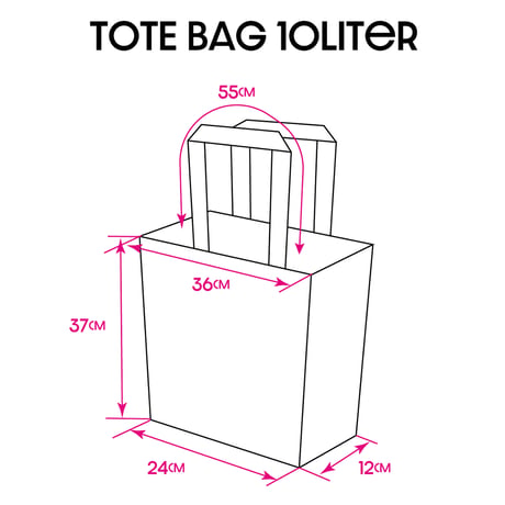 STANDARD TOTE BAG 10Liter：GREETINGS FROM GOTNDA